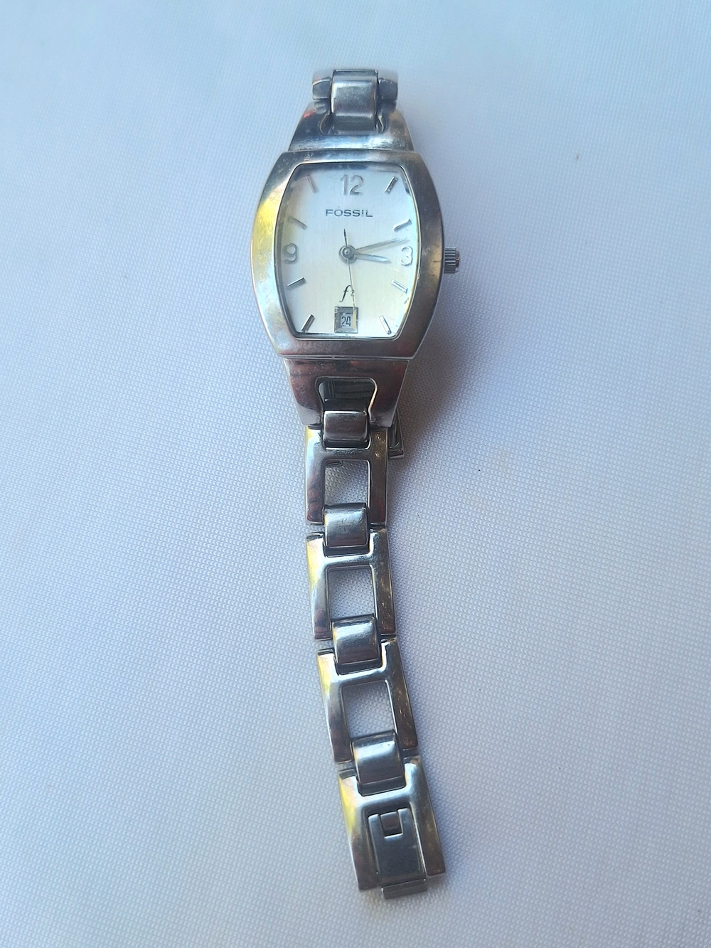 Working Condition Fossil Stainless Steel Women's Bracelet Watch